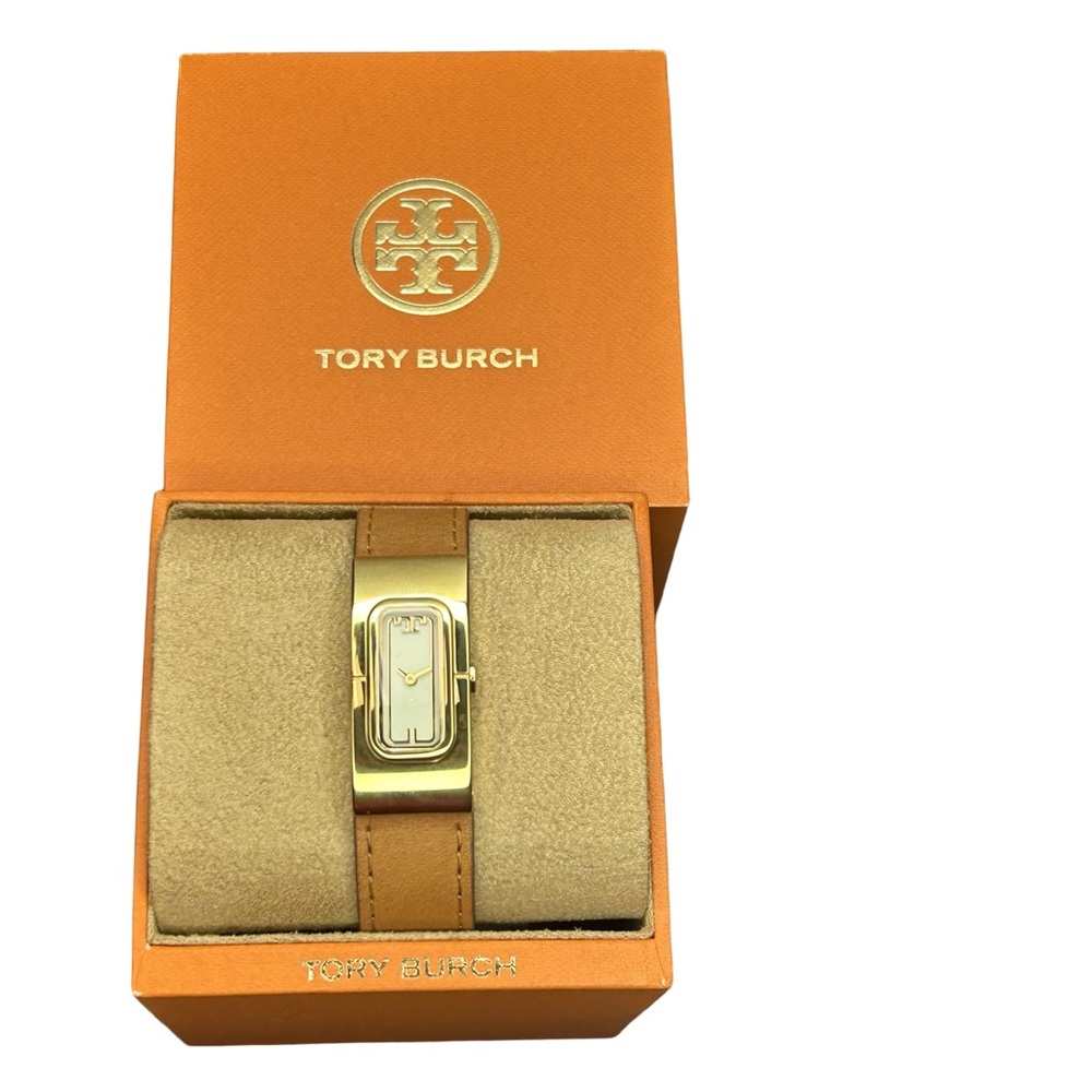 Tory Burch Gold and Tan Watch